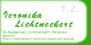 veronika lichtneckert business card